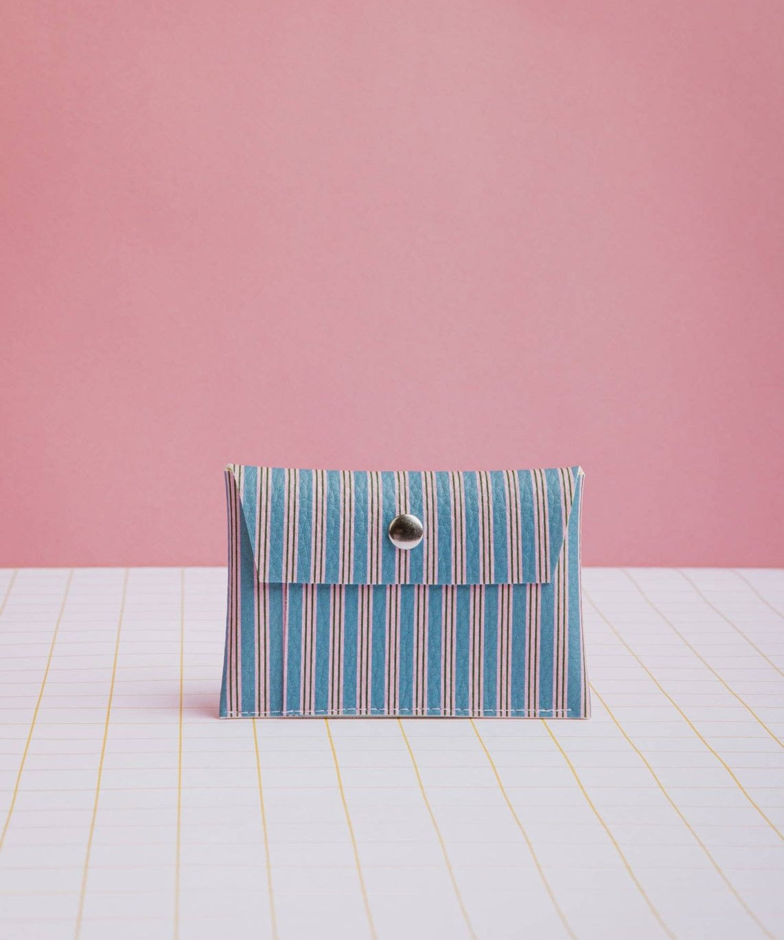 ECKE - Geldbeutel • Blau/Rosa Streifen - Geldbeutel - ROSA ECK
