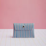ECKE - Geldbeutel • Blau/Rosa Streifen - Geldbeutel - ROSA ECK