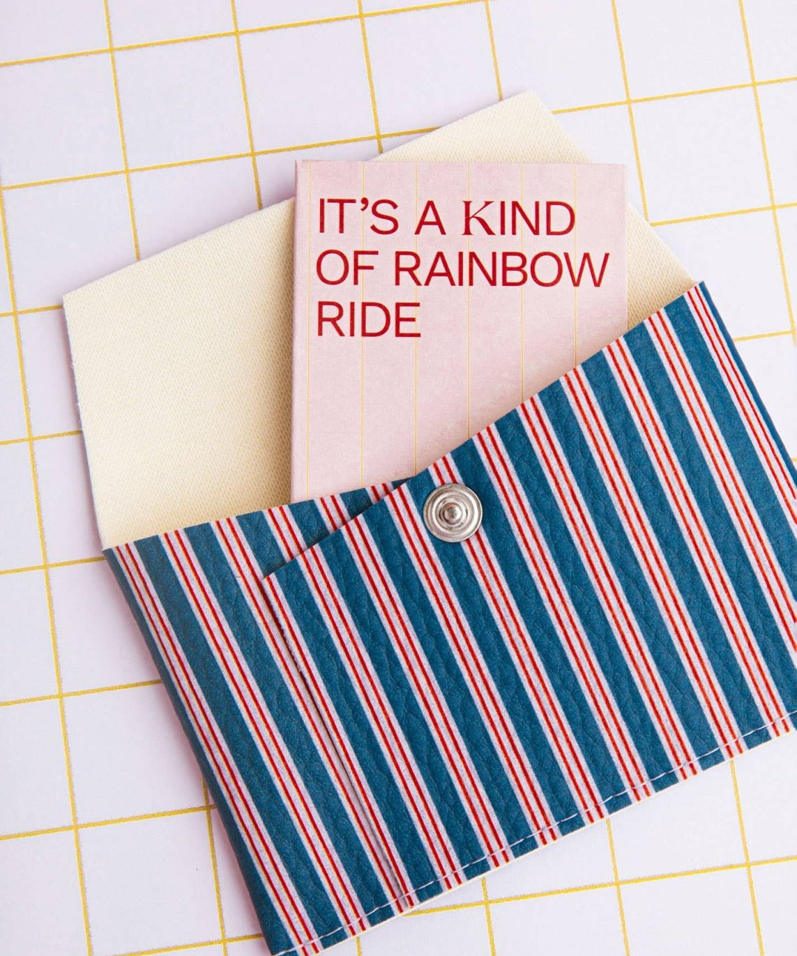 ECKE - Geldbeutel • Dunkelblau Streifen - Geldbeutel - ROSA ECK