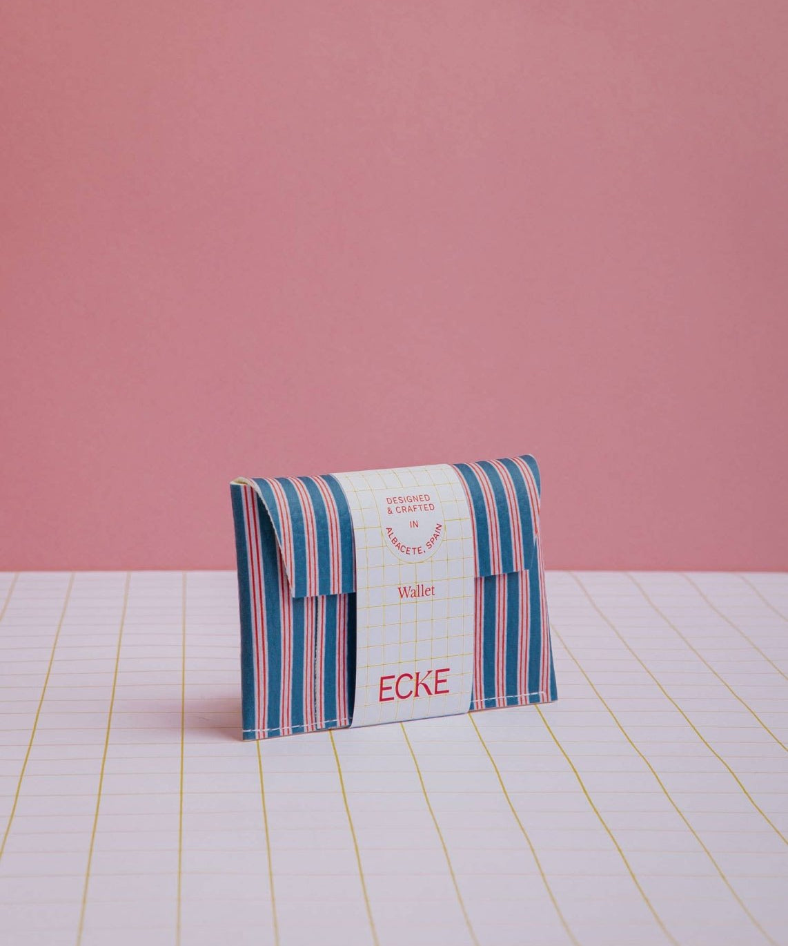 ECKE - Geldbeutel • Dunkelblau Streifen - Geldbeutel - ROSA ECK