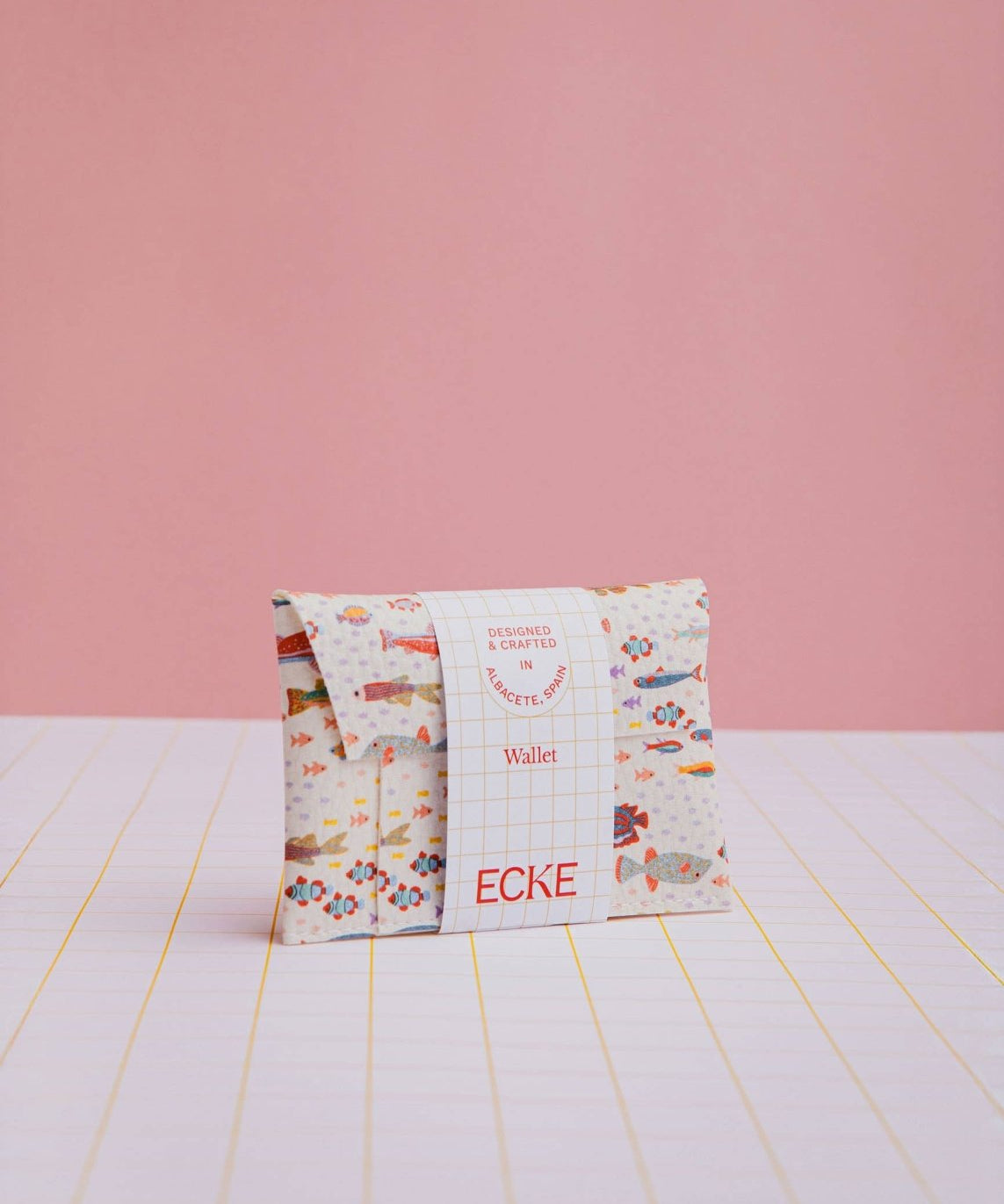 ECKE - Geldbeutel • Fische Beige - Geldbeutel - ROSA ECK