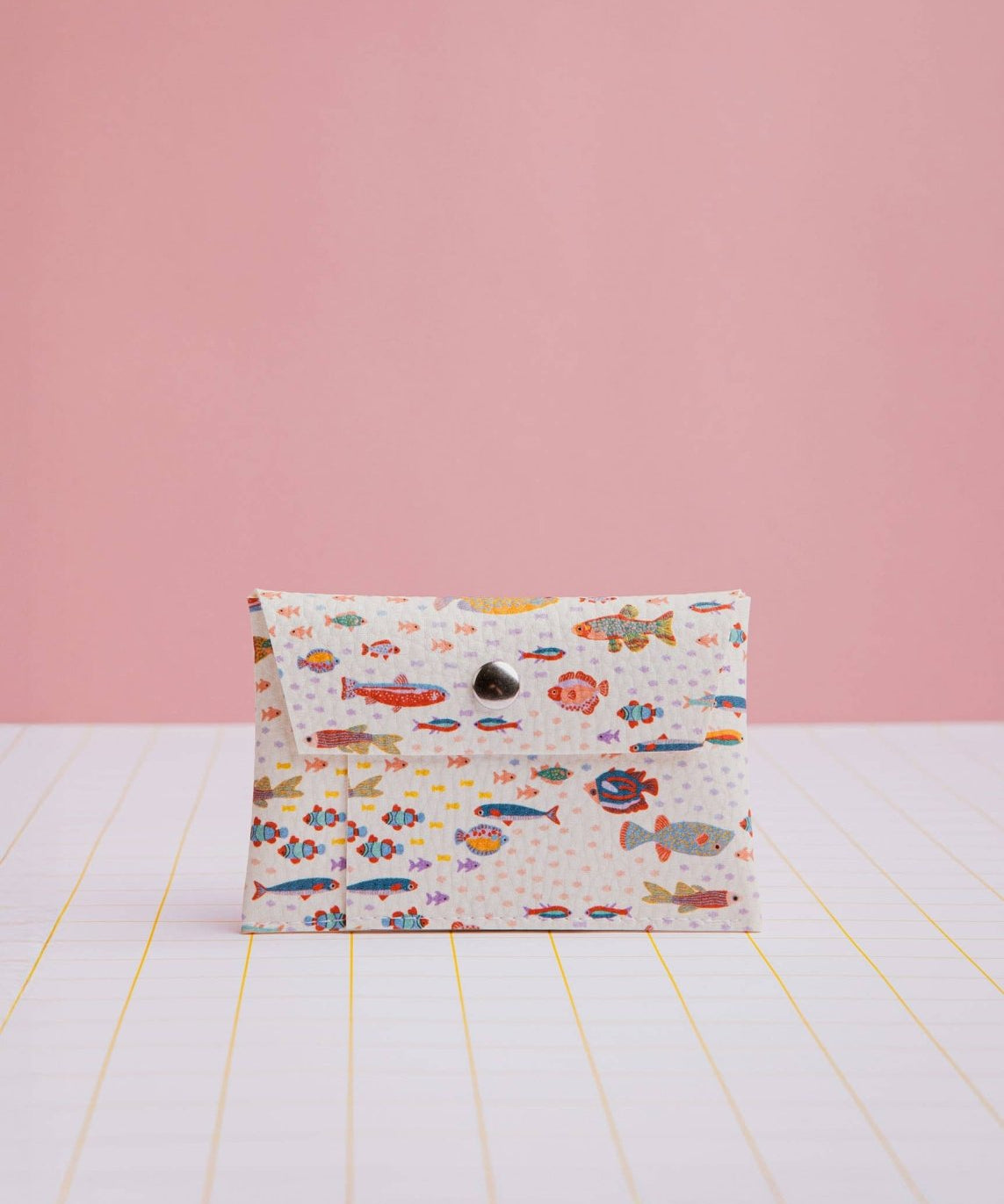 ECKE - Geldbeutel • Fische Beige - Geldbeutel - ROSA ECK