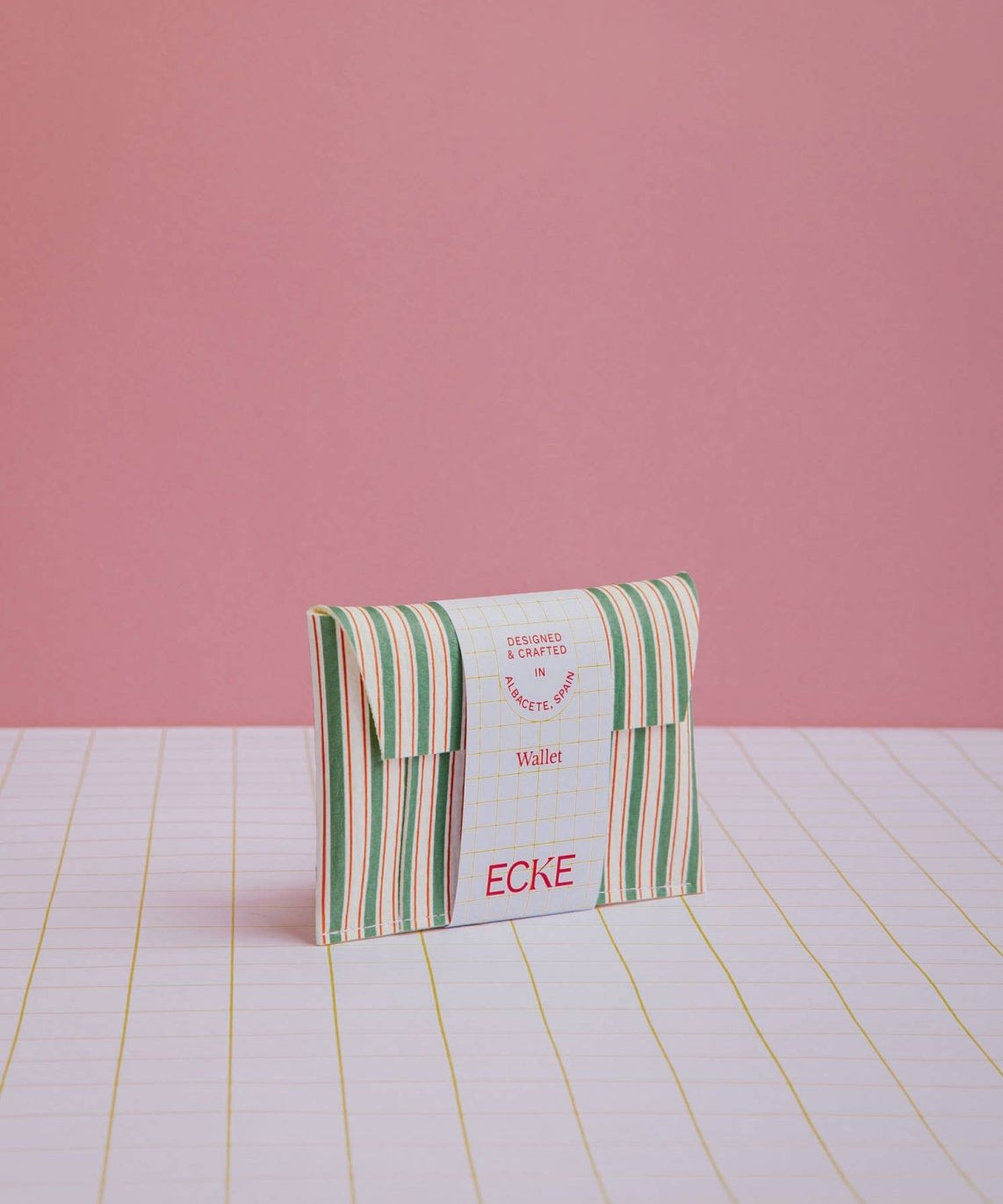 ECKE - Geldbeutel • Grün Streifen - Geldbeutel - ROSA ECK