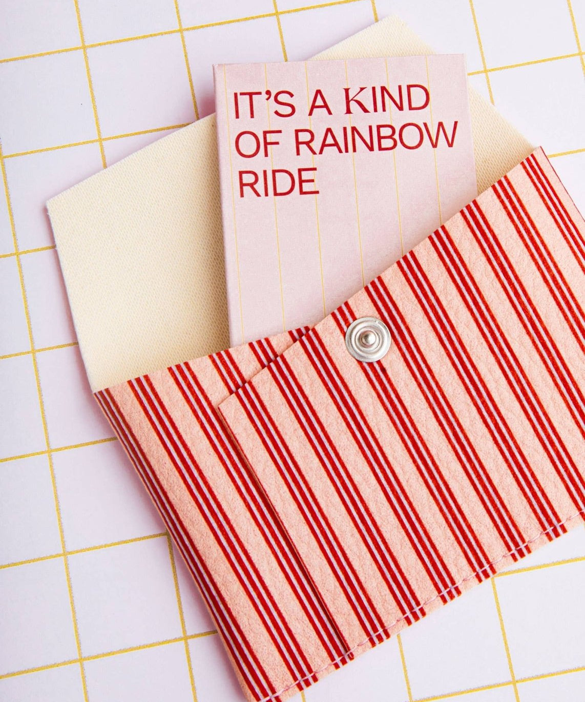 ECKE - Geldbeutel • Rot Streifen - Geldbeutel - ROSA ECK