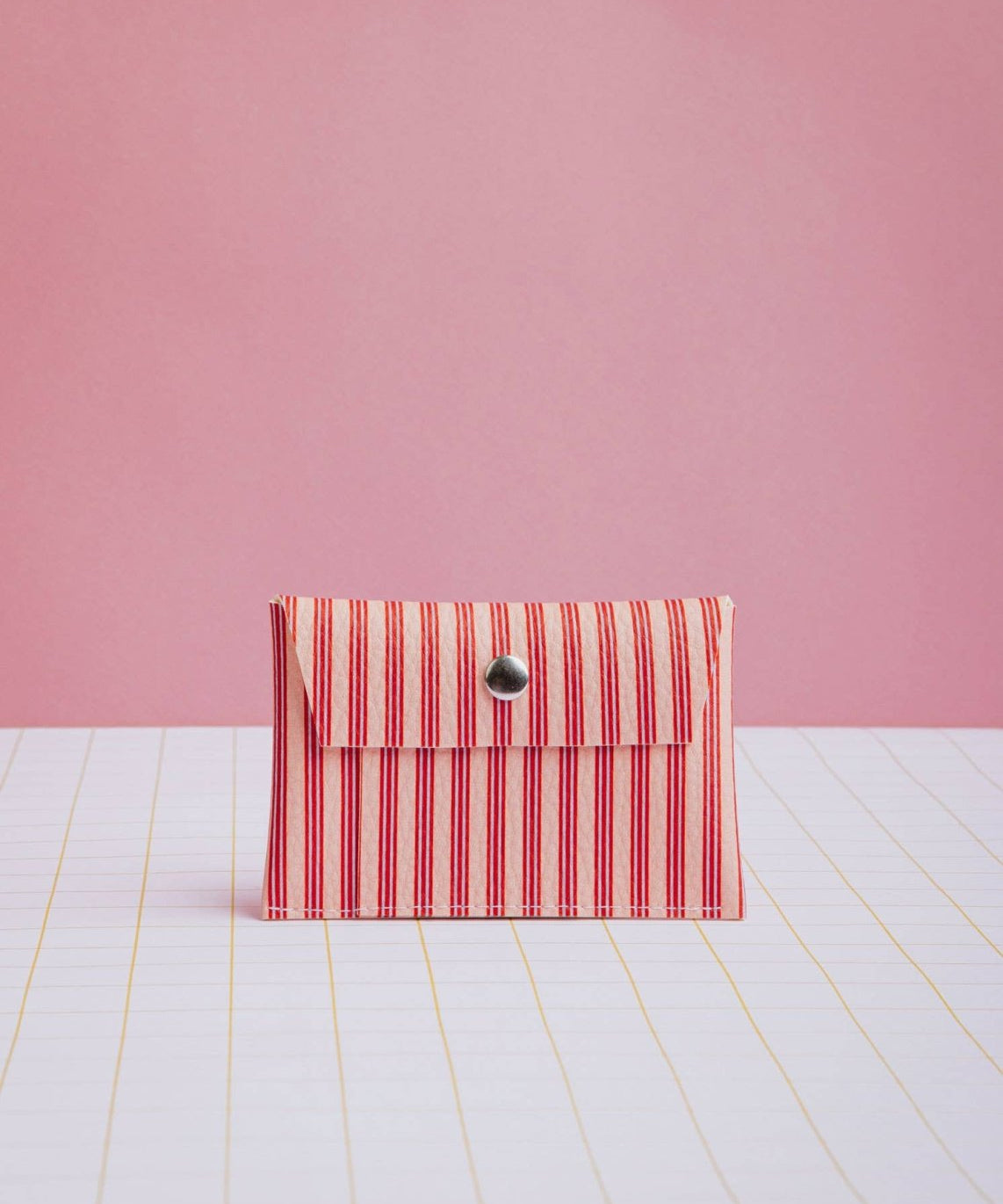 ECKE - Geldbeutel • Rot Streifen - Geldbeutel - ROSA ECK