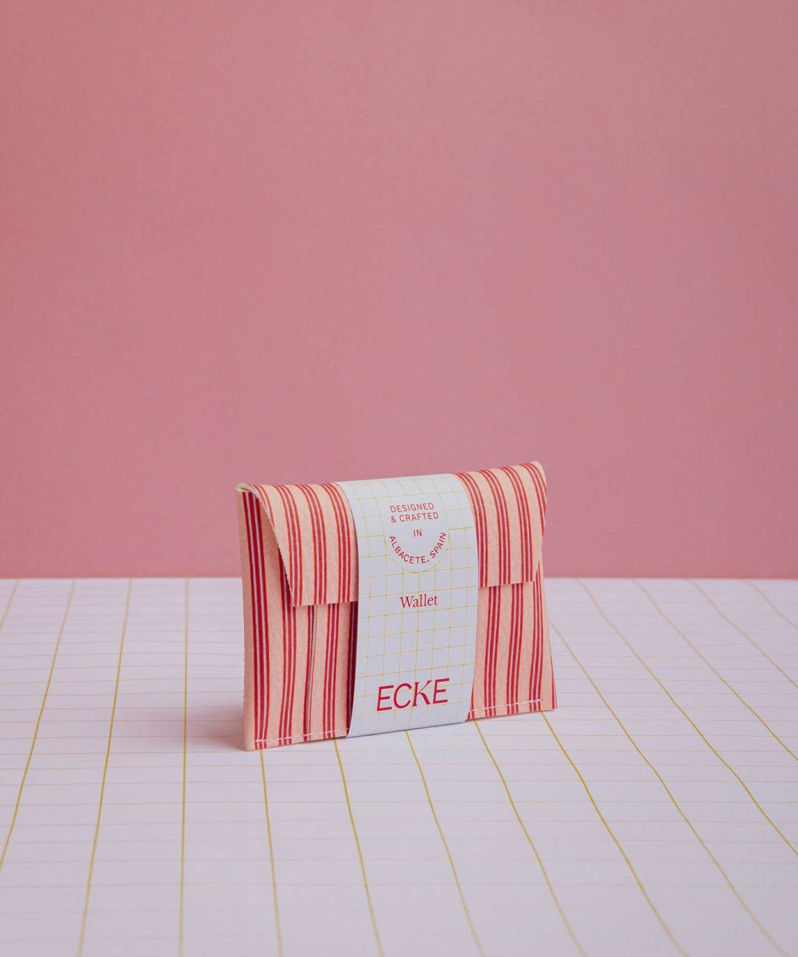 ECKE - Geldbeutel • Rot Streifen - Geldbeutel - ROSA ECK