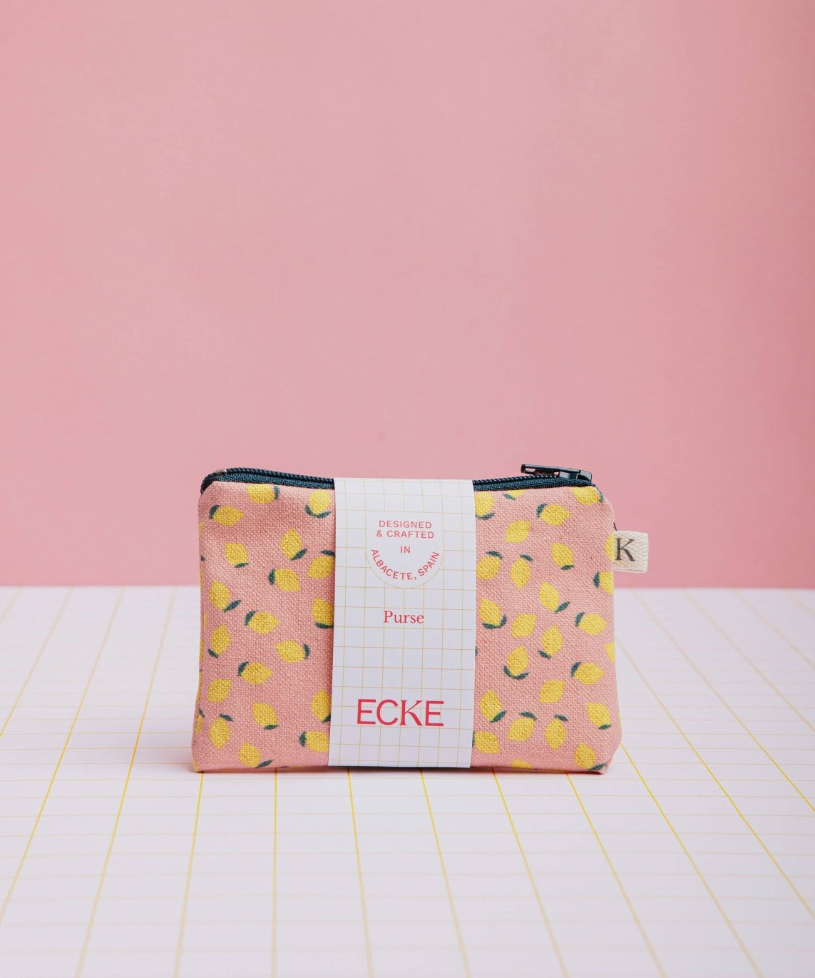 ECKE - Geldbeutel • Zitronen Pink - Geldbeutel - ROSA ECK