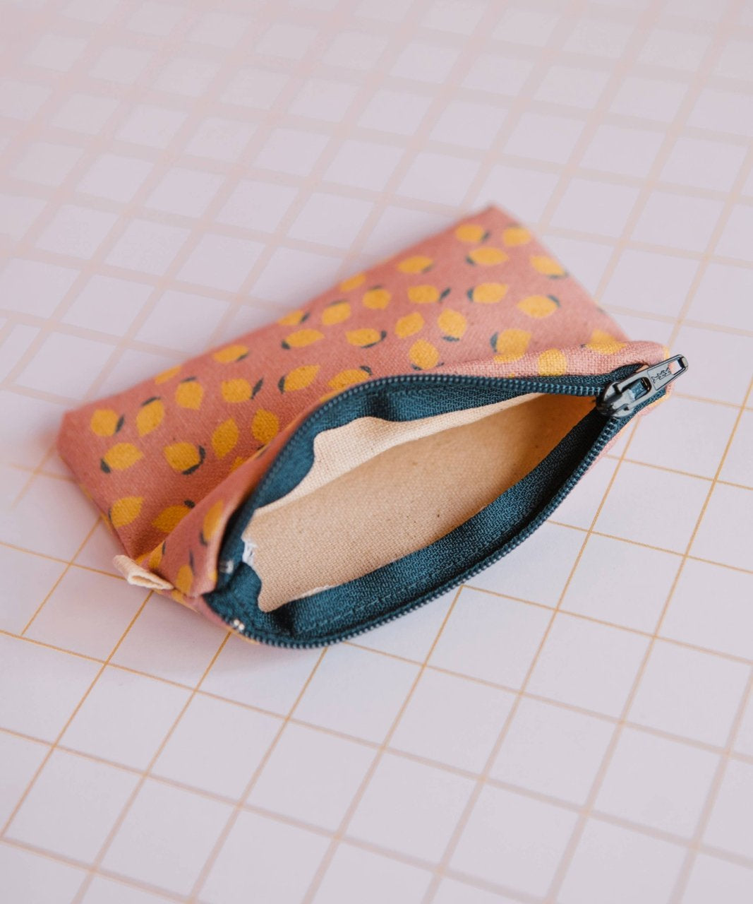 ECKE - Geldbeutel • Zitronen Pink - Geldbeutel - ROSA ECK