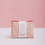 ECKE - HUEVOS Mini Geldbeutel | Zipp | Spiegeleier Rosa - ROSA ECK - Eier, Pink, Rosa