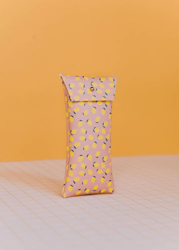 ECKE - LIMONES Brillen - Etui • Zitronen - Pink - Brillen - Etui - ROSA ECK Concept Store