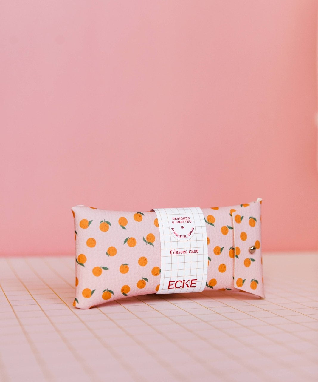 ECKE - NARANJAS Brillen - Etui • Orangen - Pink - Brillen - Etui - ROSA ECK Concept Store