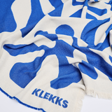 KLEKKS NO. 37 Leichte Baumwolldecke • Blau
