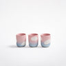 Egg Back Home - CLOUD SUNSET Espressotasse Rosa Blau - ROSA ECK - Blau, Rosa,