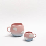 Egg Back Home - CLOUD SUNSET Tasse (500 ml) - ROSA ECK - Blau, Rosa,