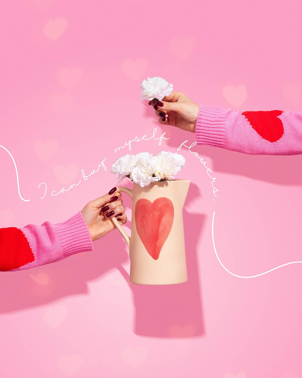 Egg Back Home - COZY HEARTS Karaffe (1,5 L) (Limited Edition) - ROSA ECK