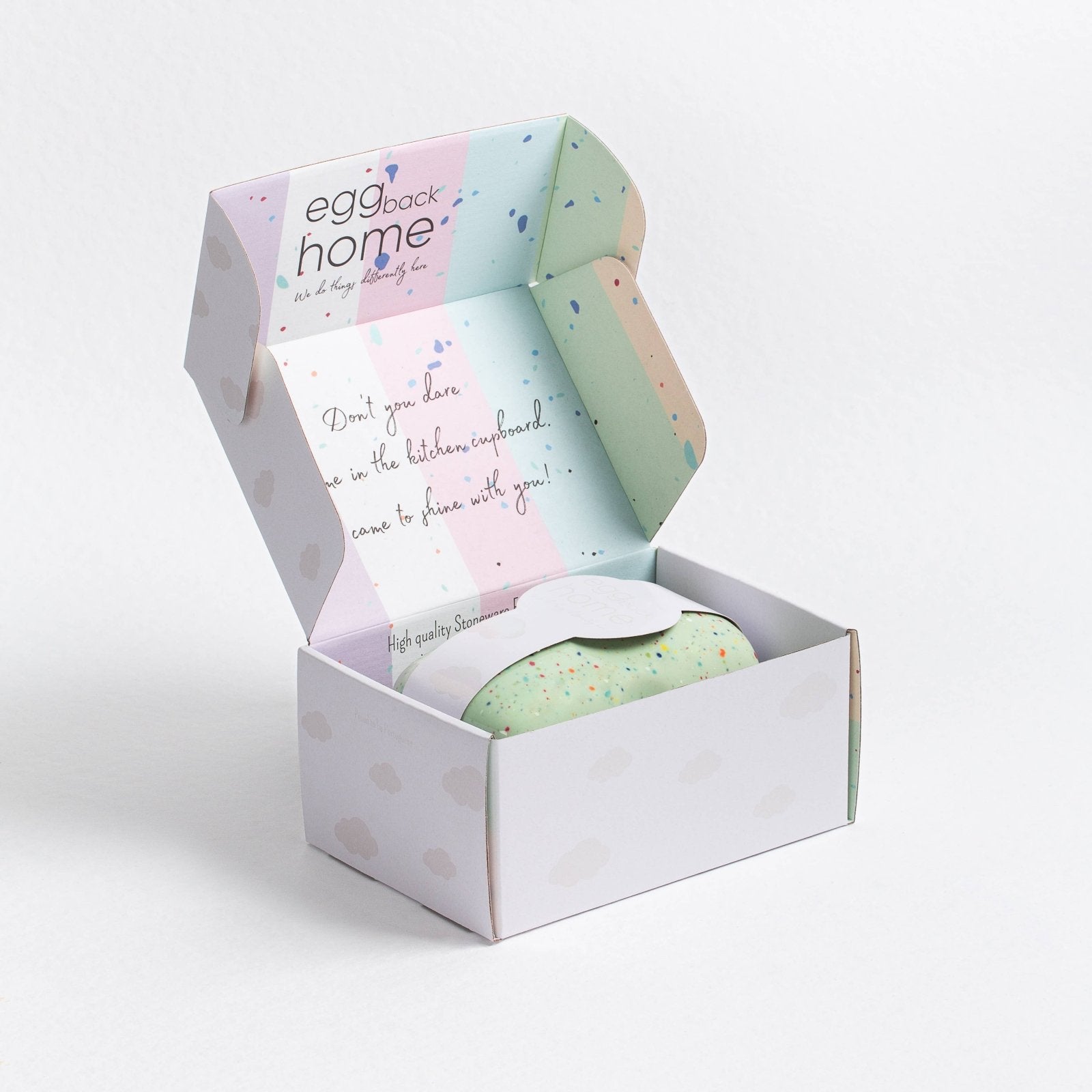 Egg Back Home - NEW PARTY Butterdose • Gelb - ROSA ECK