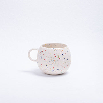 Egg Back Home - NEW PARTY Tasse (500 ml) Weiß - ROSA ECK - Weiß, ,
