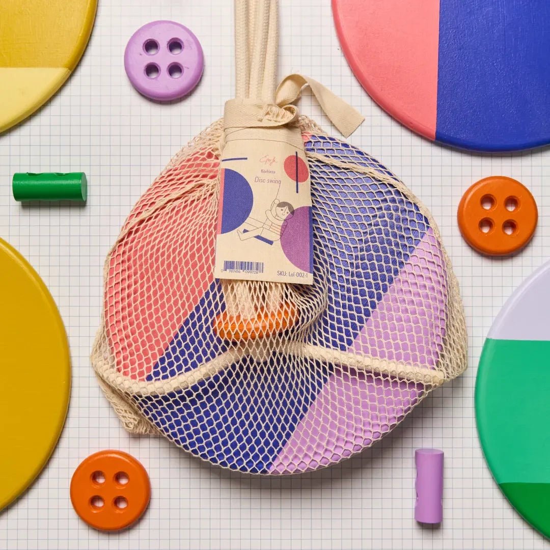 Eperfa - Tellerschaukel für Kinder • Blau - ROSA ECK