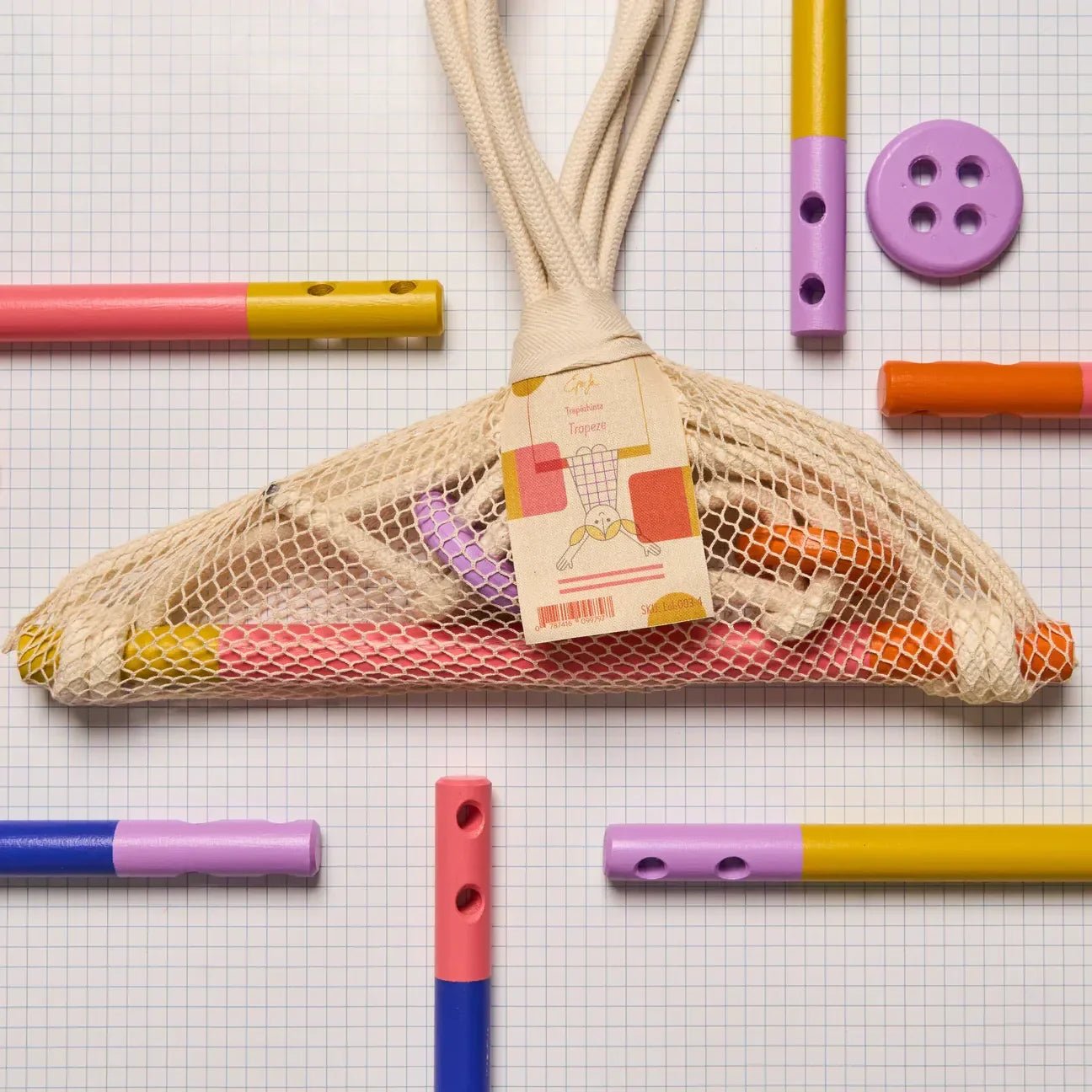 Eperfa - Trapez für Kinder • Rosa - ROSA ECK