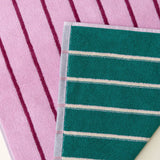 Wende-Handtuch • Teal / Pink