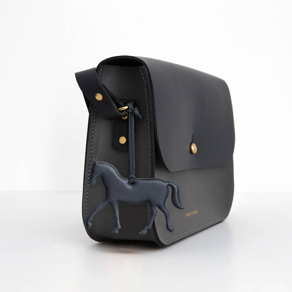 Firefly Reflectors - GREY HORSE Reflektor für Kinder - ROSA ECK - Grau, pferd,