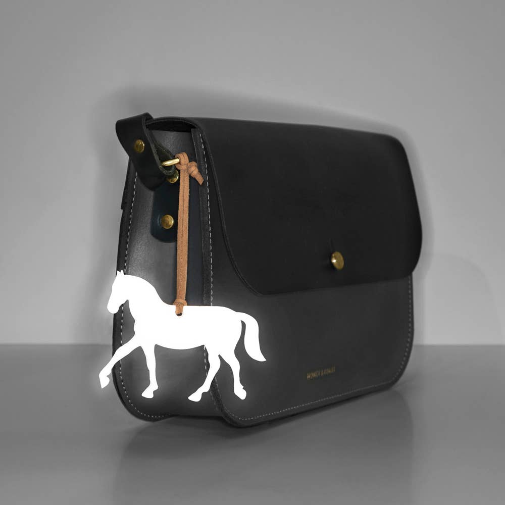 Firefly Reflectors - GREY HORSE Reflektor für Kinder - ROSA ECK - Grau, pferd,