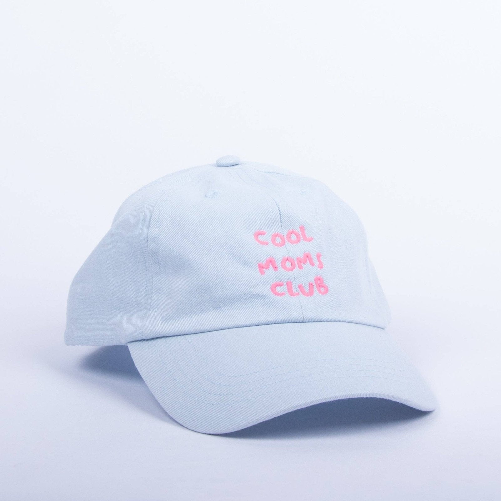 Frau Hansen - Cap Cool Moms Club • Light Blue/Neon Pink - Cap - ROSA ECK