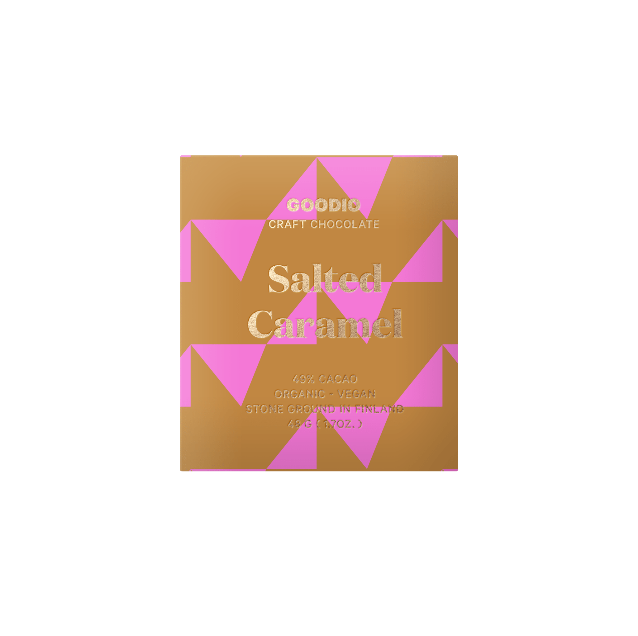 Goodio Chocolate - SALTED CARAMEL Bio - Schokolade (49 %) - ROSA ECK