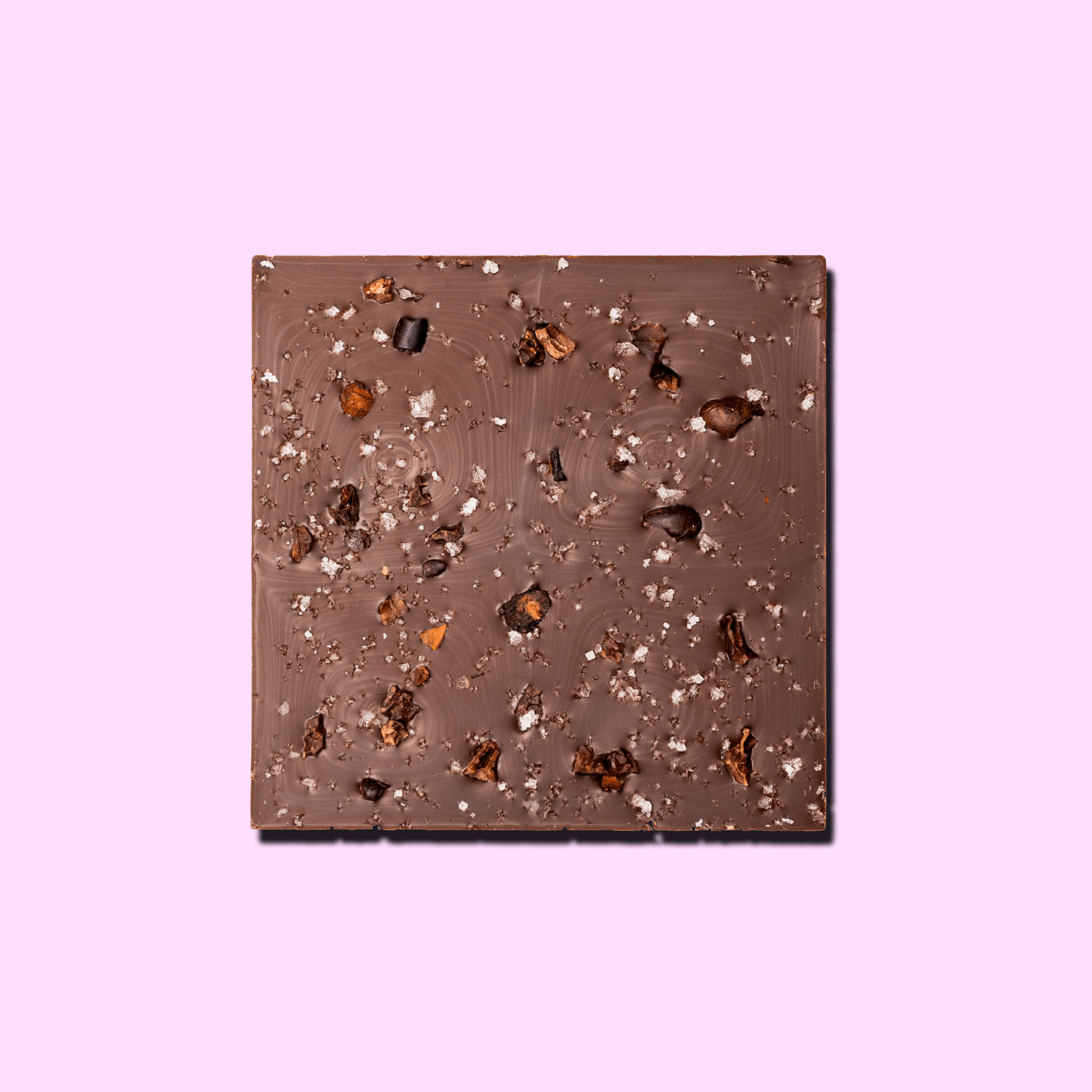 Goodio Chocolate - SEA Schokolade mit Meersalz (71 %) - ROSA ECK