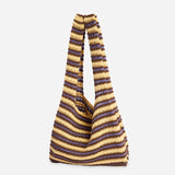 Happymess - Häkeltasche • Banana Palm - ROSA ECK