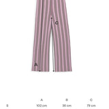 Happymess - Hose aus Bio - Baumwolle • berry stripes - Hose - ROSA ECK