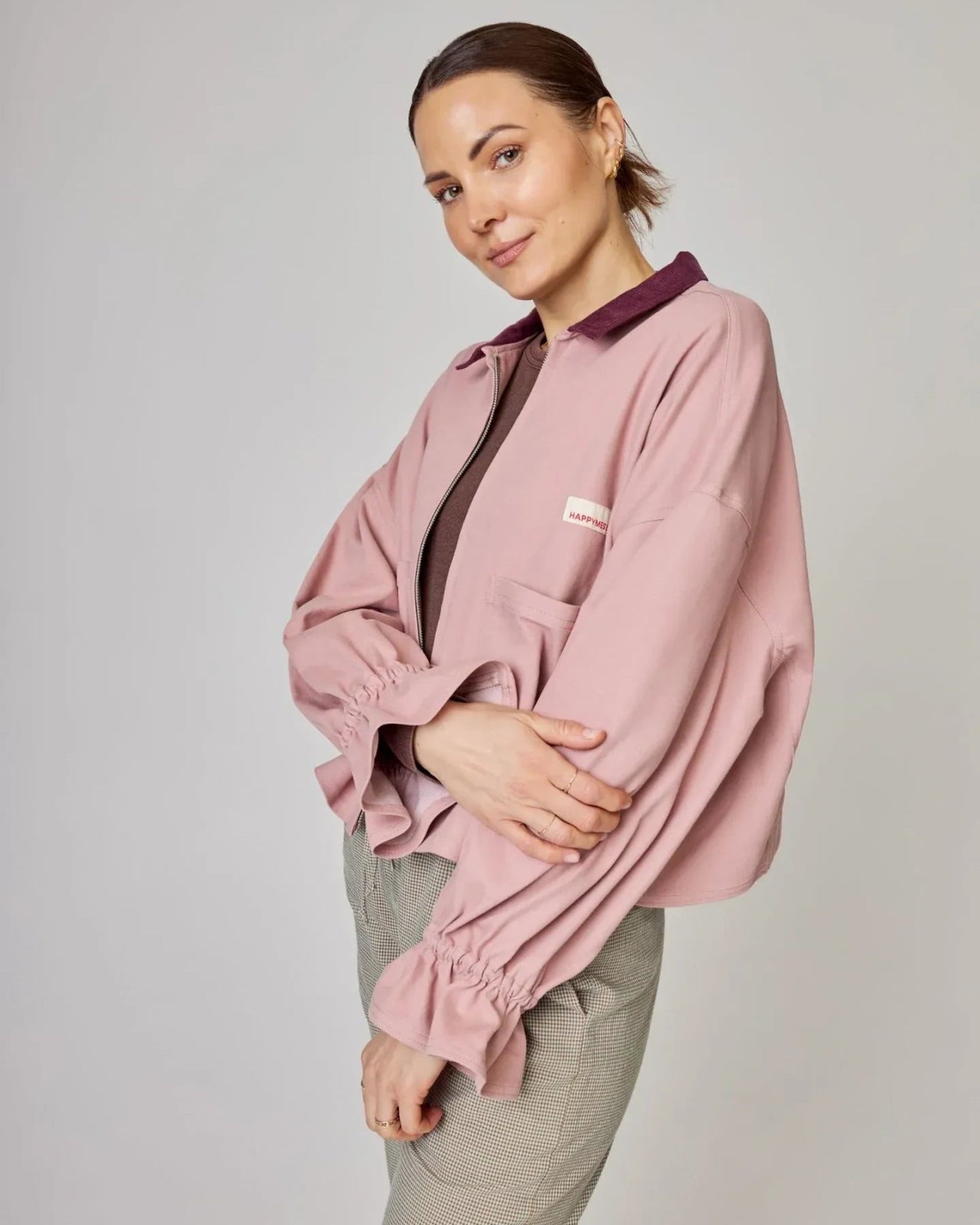 Happymess - Jeansjacke • Dawn Rose - Jacke - ROSA ECK