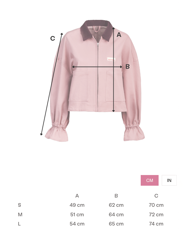Happymess - Jeansjacke • Dawn Rose - Jacke - ROSA ECK