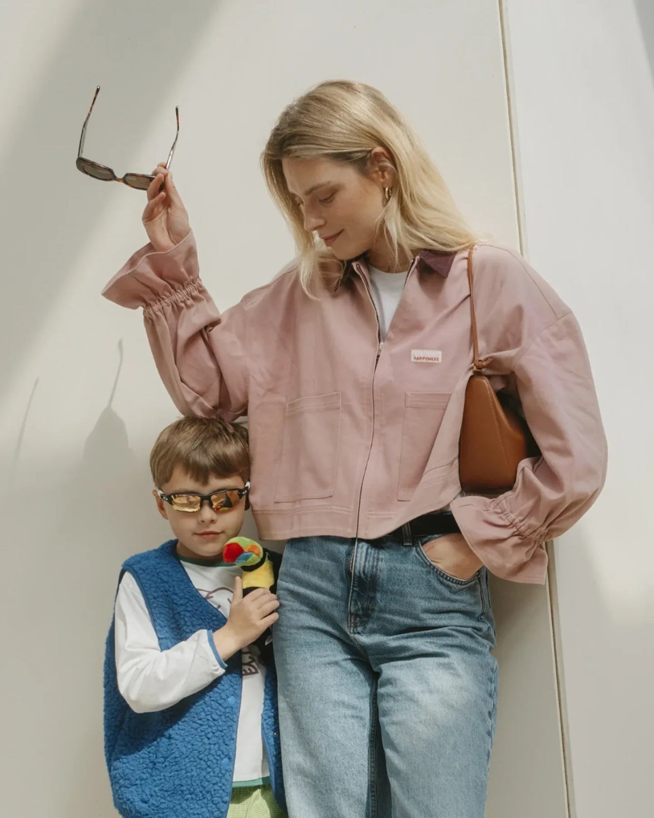 Happymess - Jeansjacke • Dawn Rose - Jacke - ROSA ECK