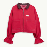 Happymess - Jeansjacke • Retro Red - Jacke - ROSA ECK