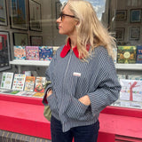 Happymess - Jeansjacke • wave stripes - Jacke - ROSA ECK