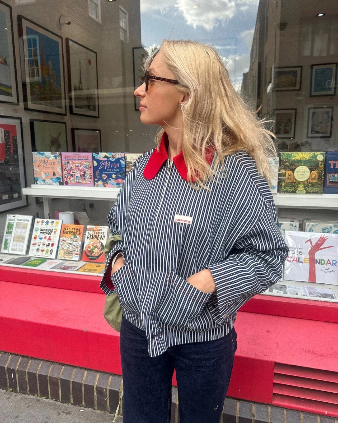 Happymess - Jeansjacke • wave stripes - Jacke - ROSA ECK