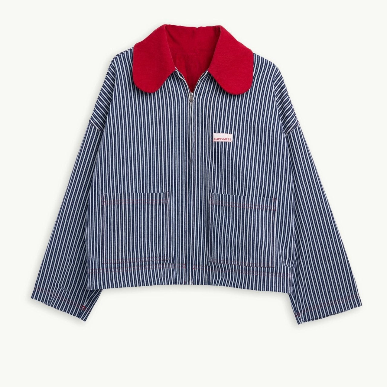 Happymess - Jeansjacke • wave stripes - Jacke - ROSA ECK