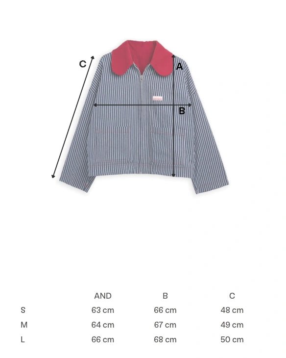 Happymess - Jeansjacke • wave stripes - Jacke - ROSA ECK