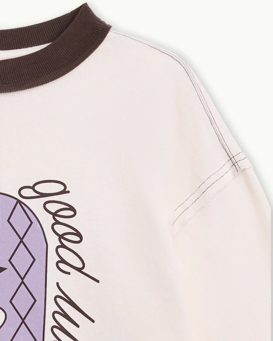 Happymess - Langarmshirt aus Bio - Baumwolle • good luck - Langarmshirt - ROSA ECK