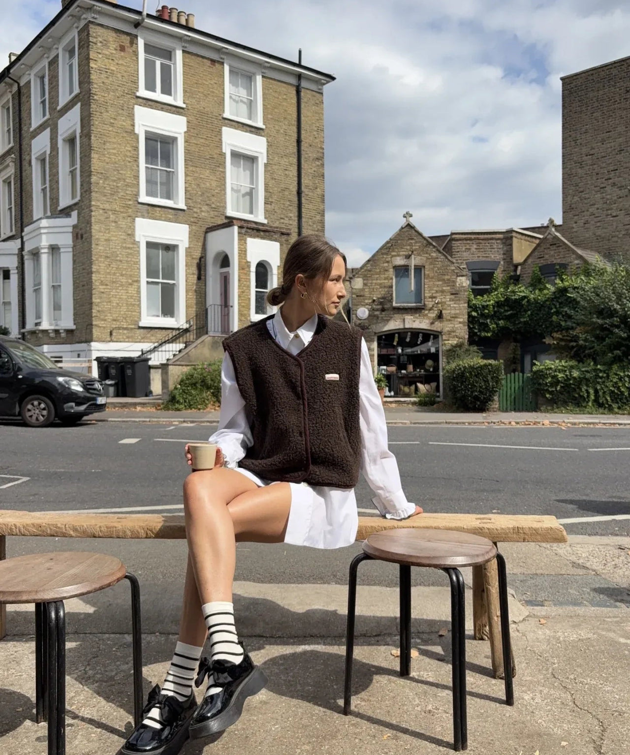 Happymess - Merino Weste • Chocolate Brown - Weste - ROSA ECK