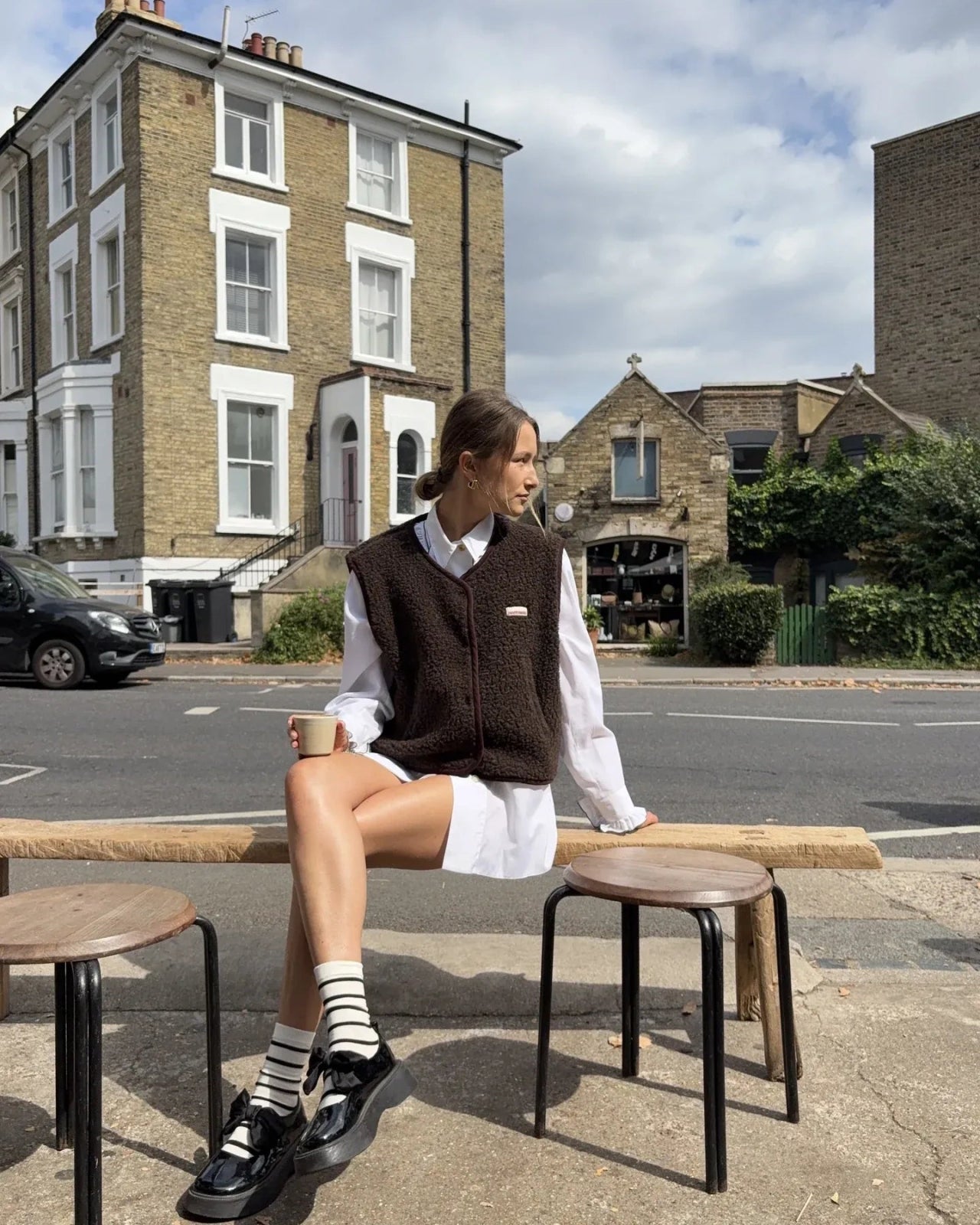 Happymess - Merino Weste • Chocolate Brown - Weste - ROSA ECK