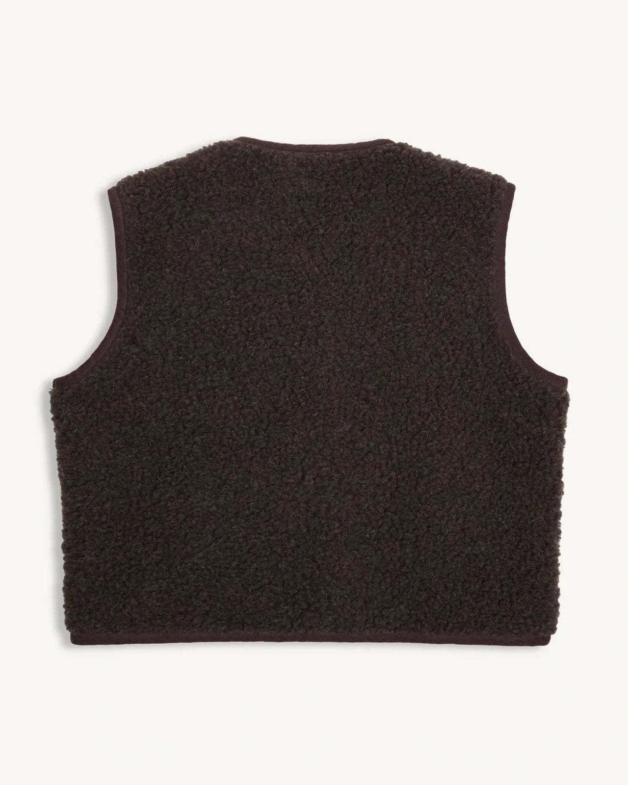 Happymess - Merino Weste • Chocolate Brown - Weste - ROSA ECK