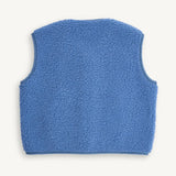 Happymess - Merino Weste • Ice Blue - Weste - ROSA ECK