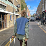 Happymess - Merino Weste • Ice Blue - Weste - ROSA ECK