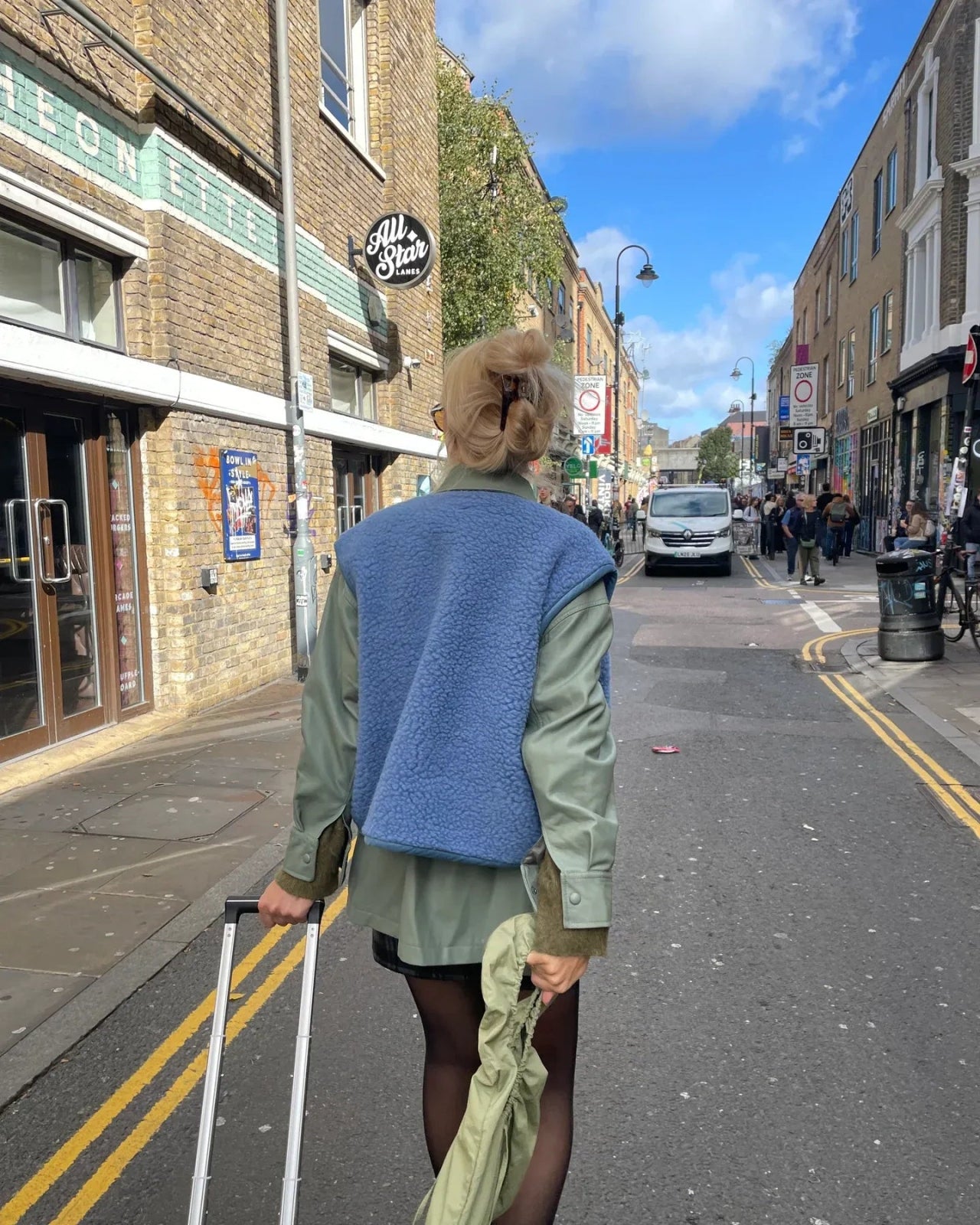 Happymess - Merino Weste • Ice Blue - Weste - ROSA ECK