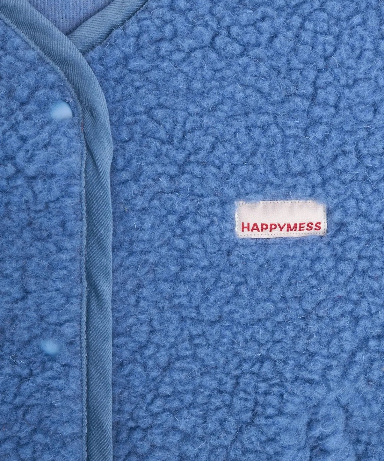 Happymess - Merino Weste • Ice Blue - Weste - ROSA ECK