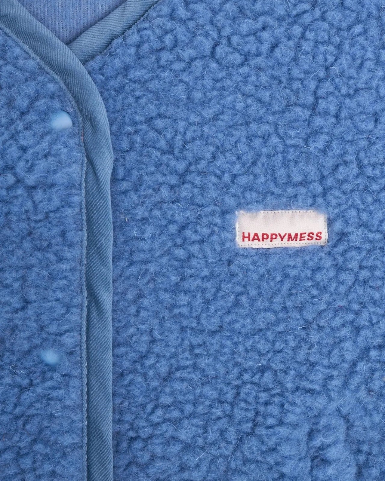 Happymess - Merino Weste • Ice Blue - Weste - ROSA ECK