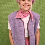 Happymess - Merino Weste • Lilac Cloud - Weste - ROSA ECK