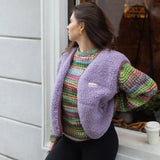 Happymess - Merino Weste • Lilac Cloud - Weste - ROSA ECK